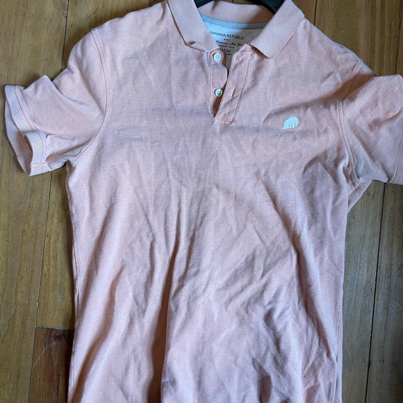 Mens size medium polo. Heather purple. Banana Republic - Picture 4 of 4